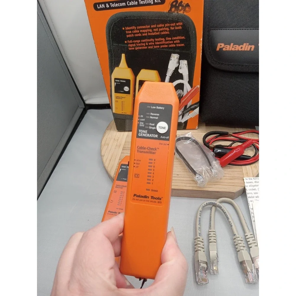 Paladin Tools 1573 Tone &‎ Probe Plus Cable Check - LAN & Telecom Cable Test Kit